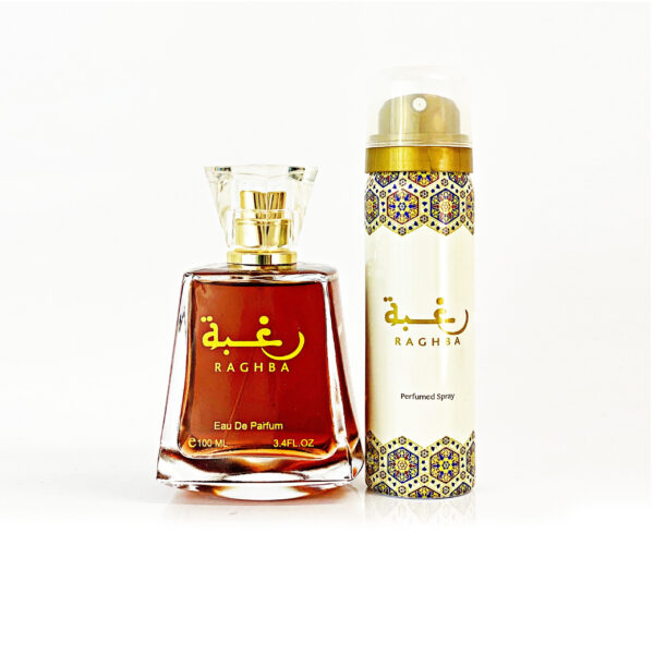 Raghba perfume 100ML + Deodorant For Men and Women - Image 3